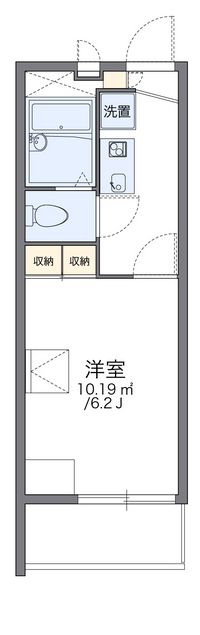 レオパレスオキツモ 間取り図