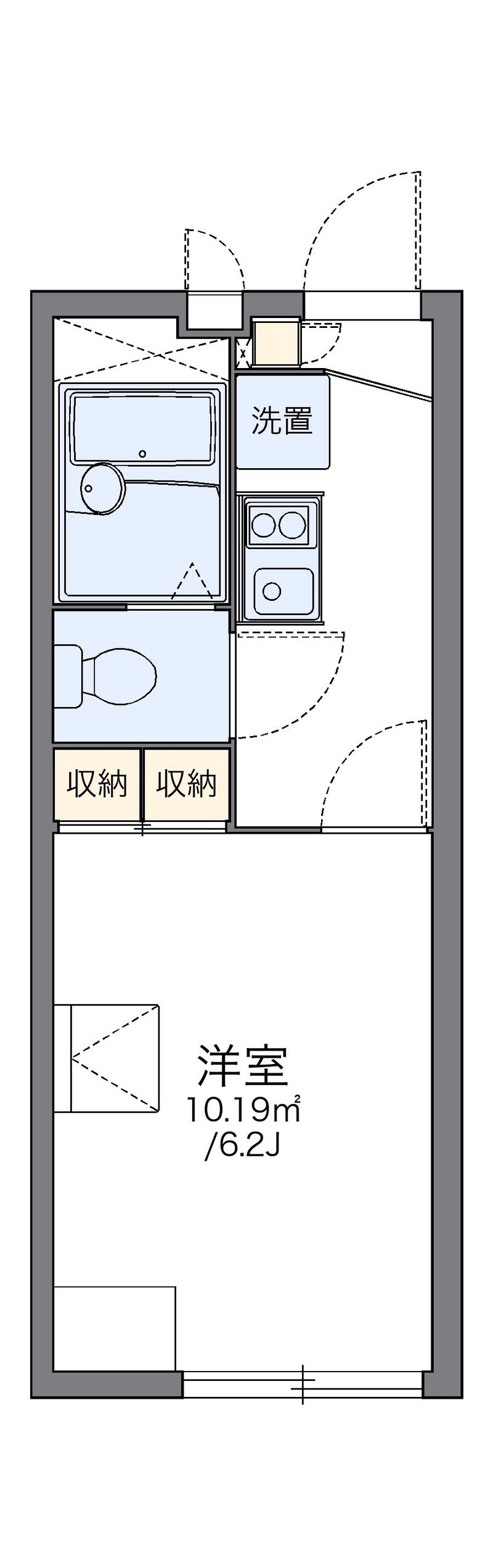 レオパレスエル　ヴェローナ 間取図