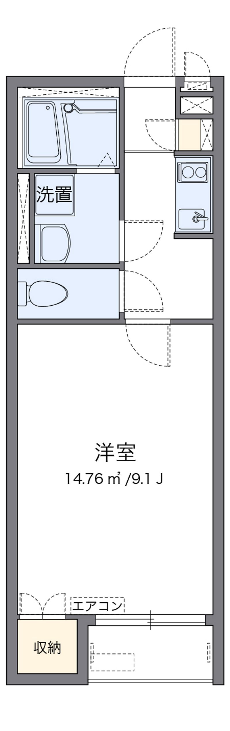 ミランダ桜荘 間取図
