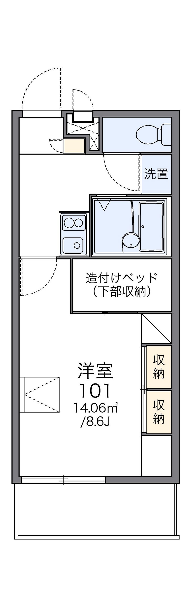 レオパレスＹ 間取図