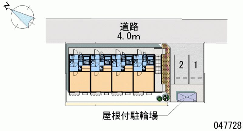 レオパレスＯＬＩＶＥⅡ 区画図