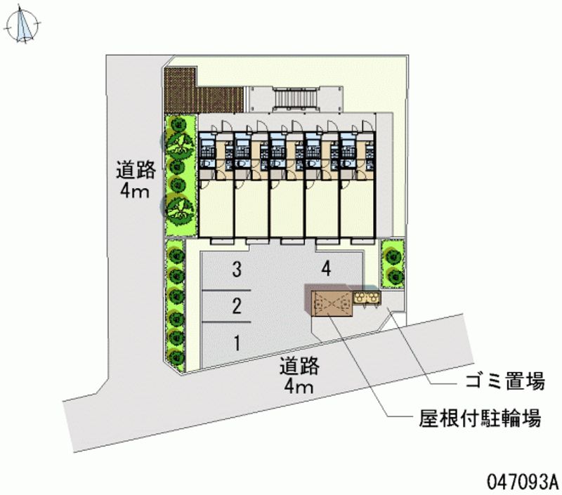 レオパレス山科御陵 月極駐車場