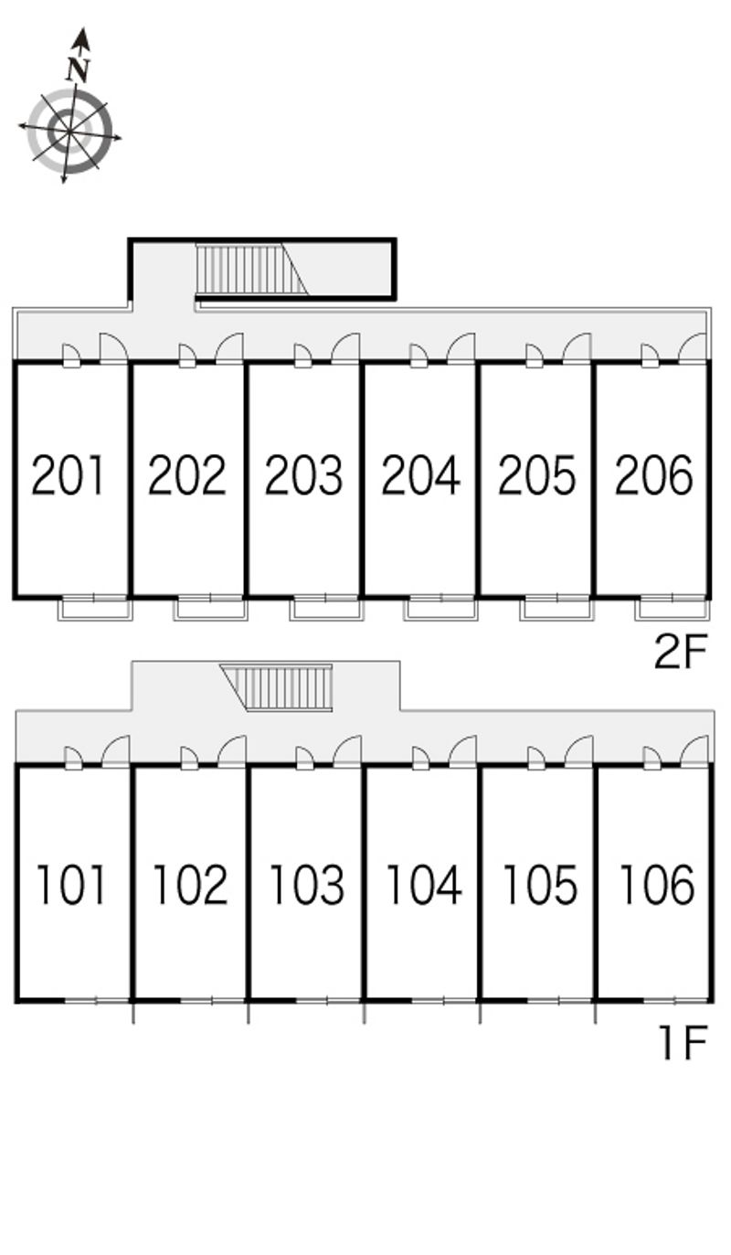 レオパレスサンハイム 間取配置図