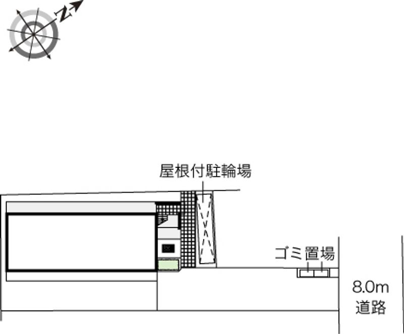 レオパレスボヌール久喜 配置図