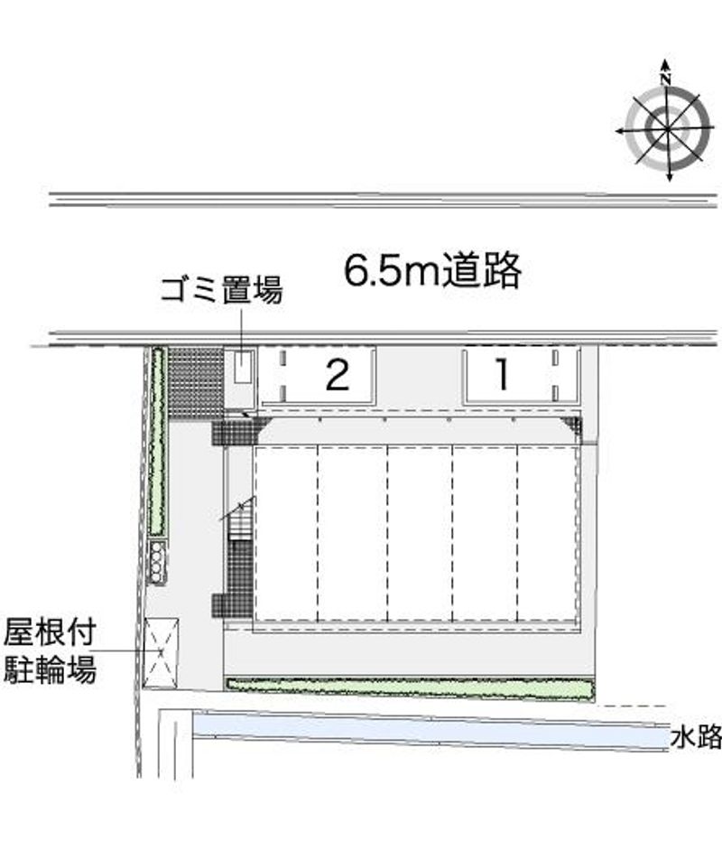 レオパレスメルシー新和Ⅱ 配置図