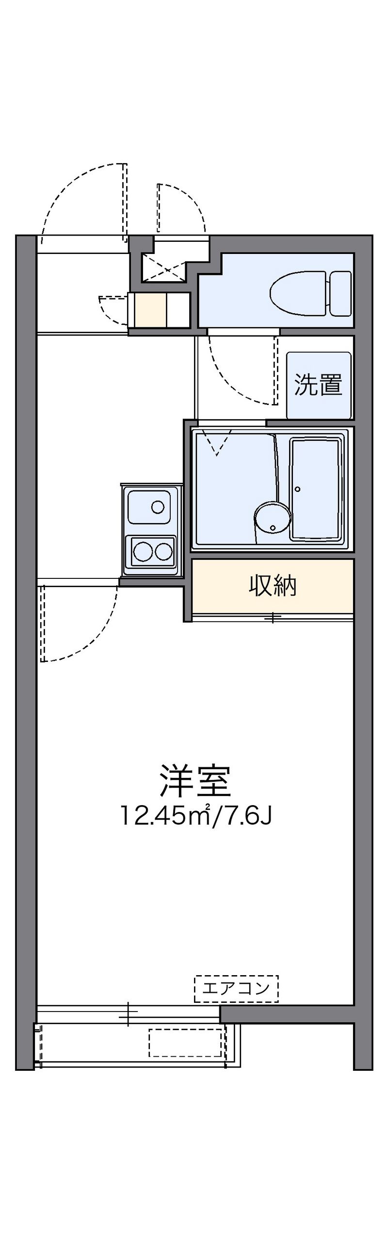 レオパレス琉 間取図