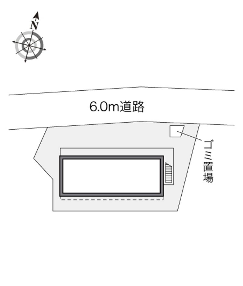レオパレスクレストヒルズＫ２ 配置図