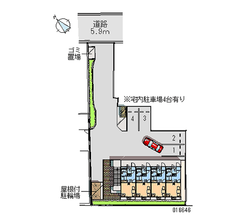 16646 월정액 주차장