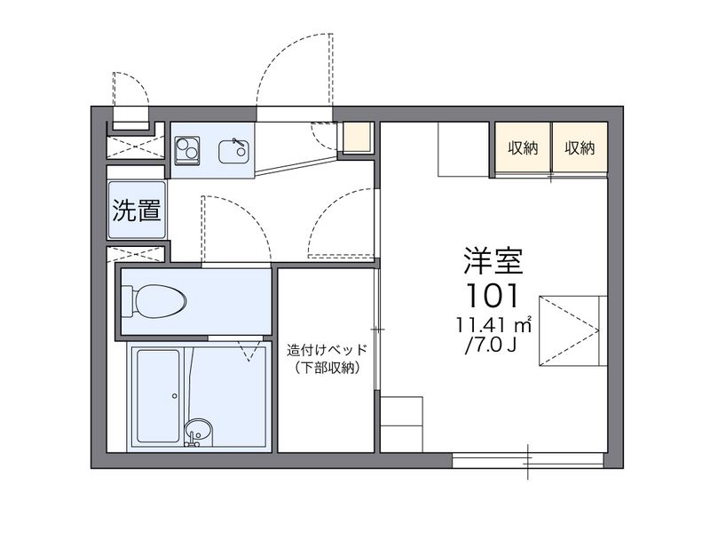 レオパレスＭＡＳＵＤＡⅢ 間取図