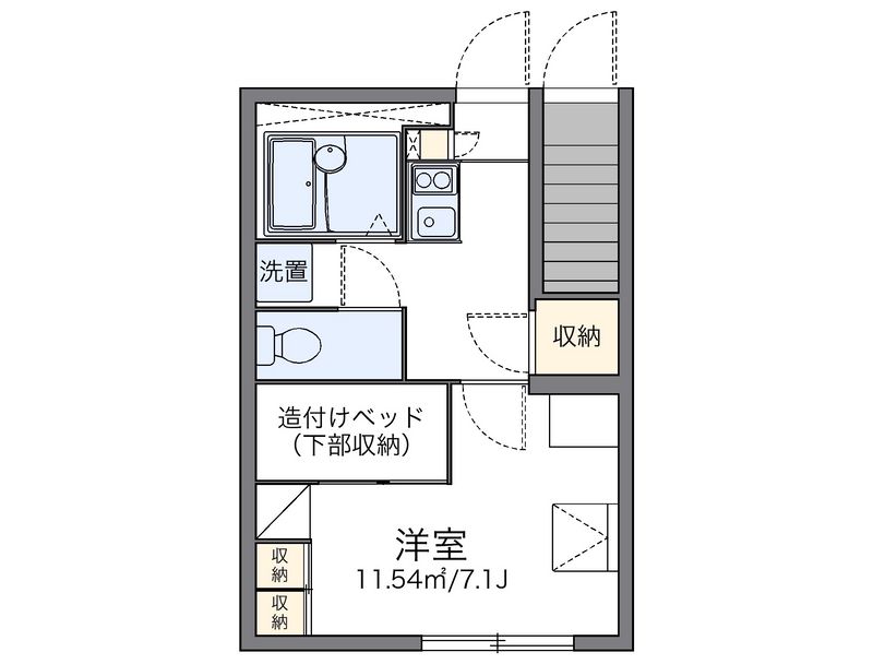 レオパレスヴィラ中村公園 間取図