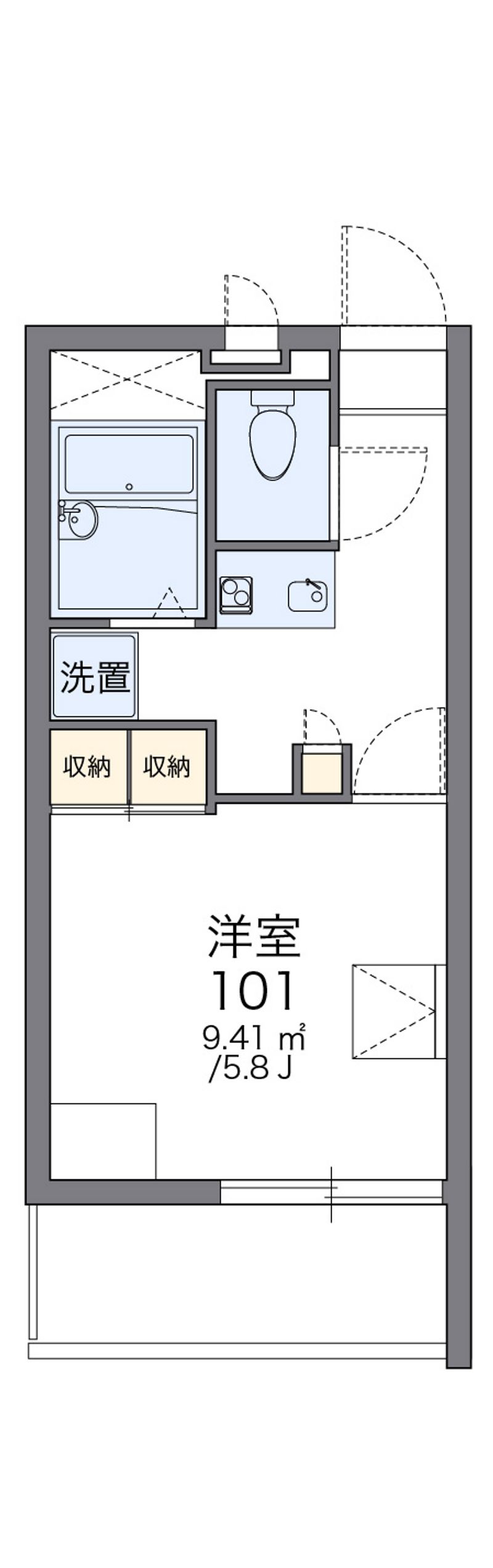 レオパレスｇｒｏｗ 間取図