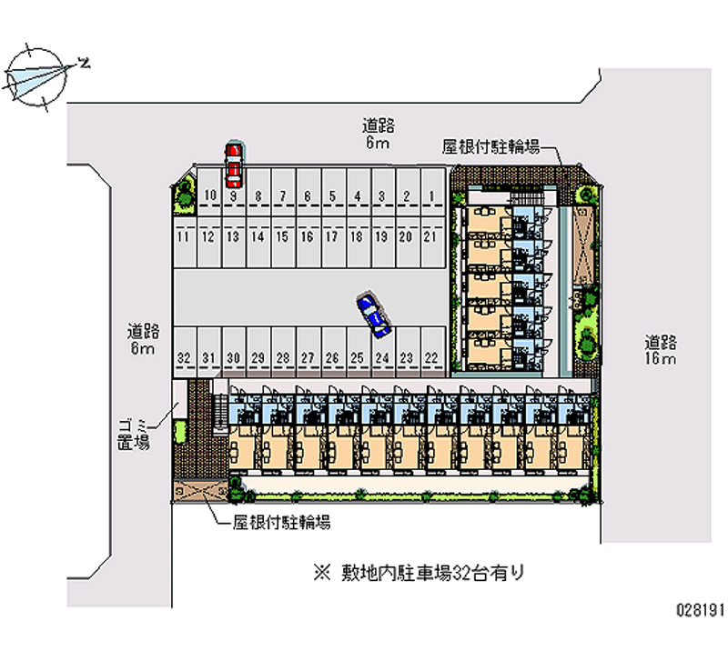 28191 Monthly parking lot