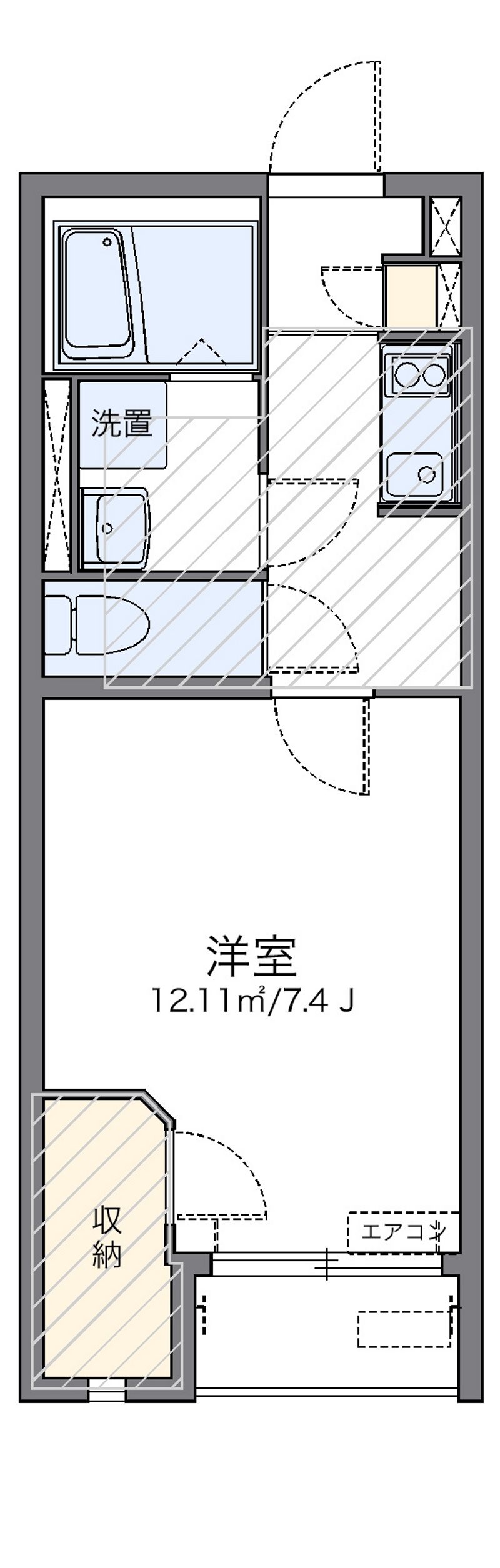 レオネクストシャインブルー 間取図
