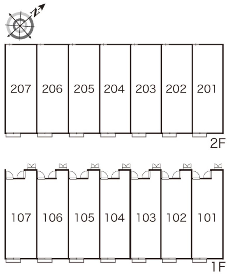 レオパレスプレミール 間取り配置図