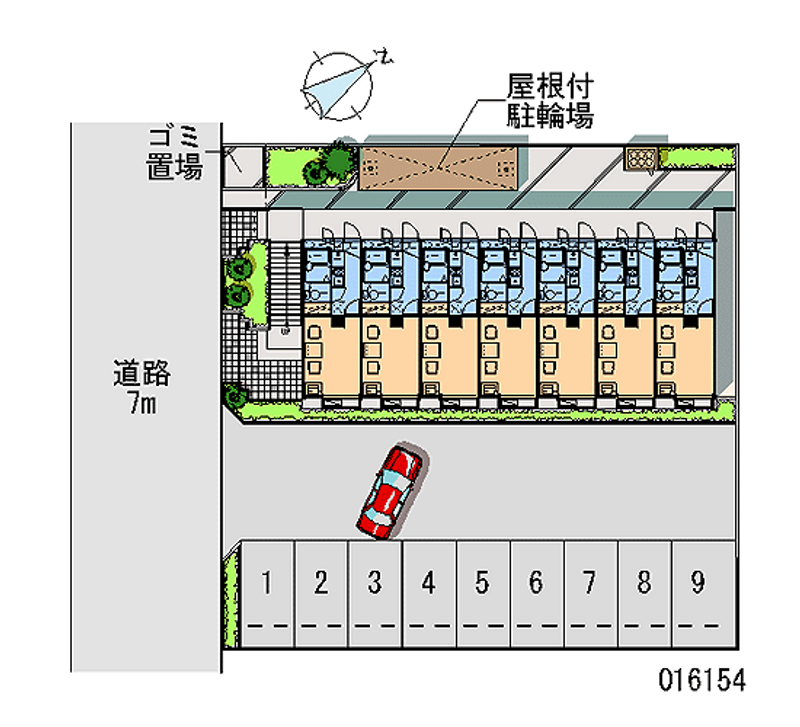 レオパレスセゾン・ドミール 月極駐車場