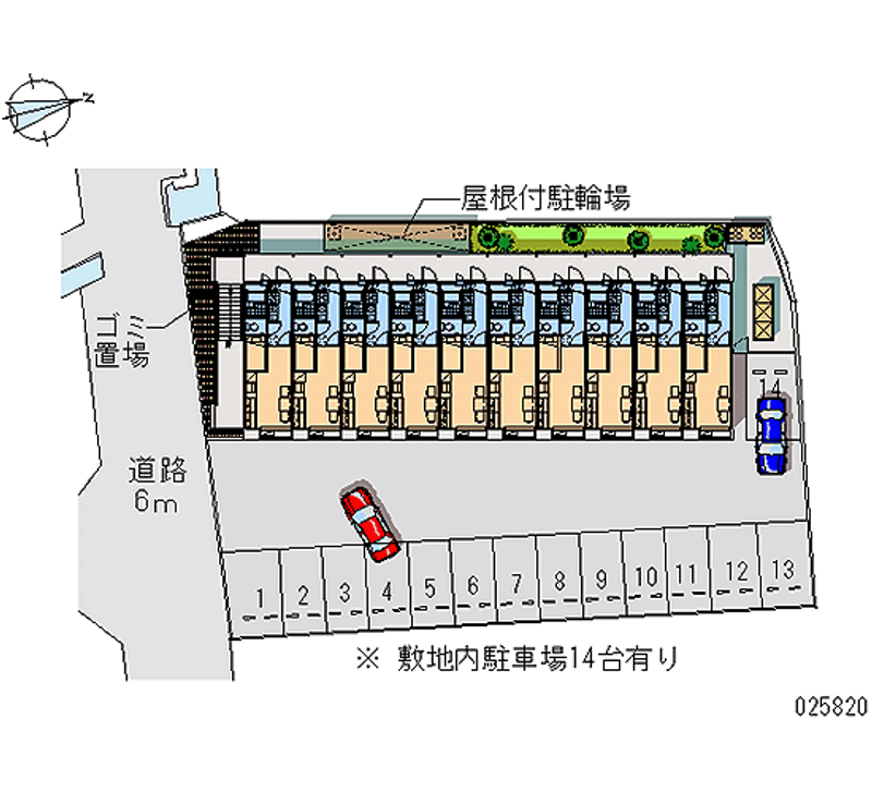 レオパレスアテンザ 月極駐車場