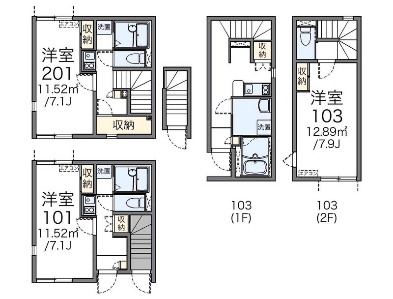 レオネクスト鴨田 間取図