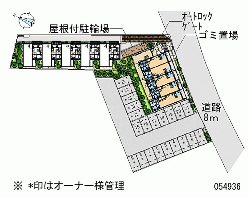 レオネクストひだまりⅡ 区画図