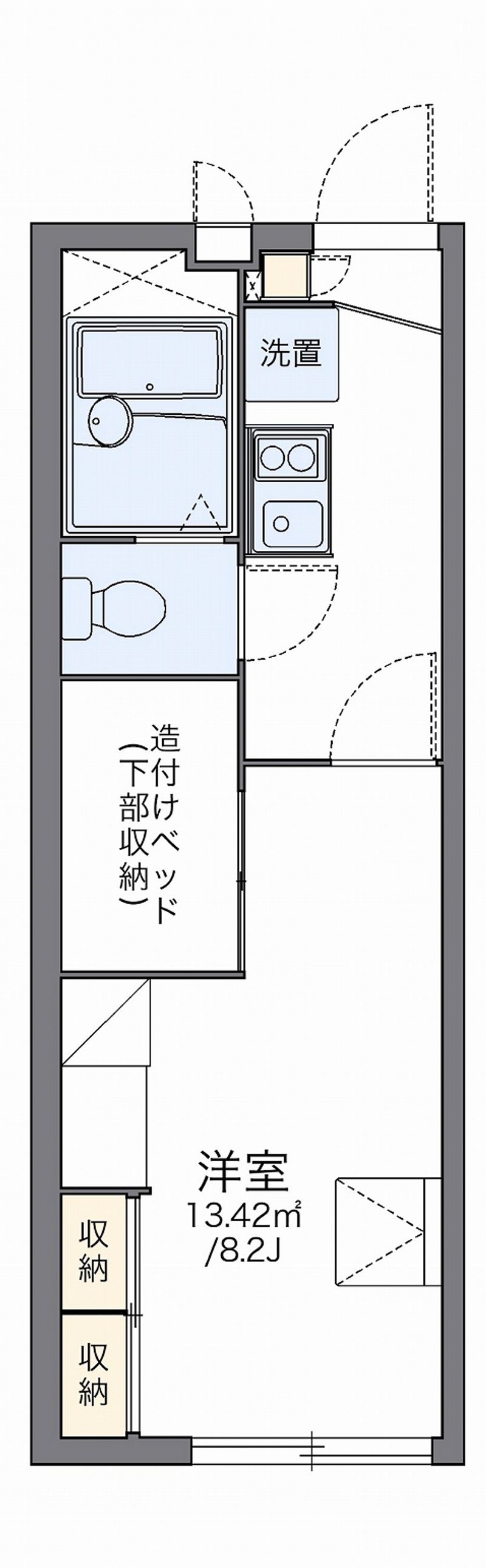レオパレス紫苑 間取図