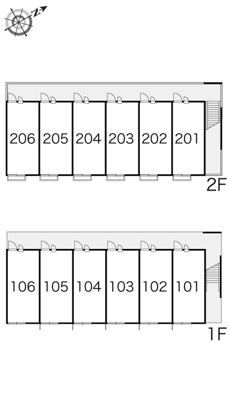 レオパレスアムール　ｎｉｋｅ 間取り配置図