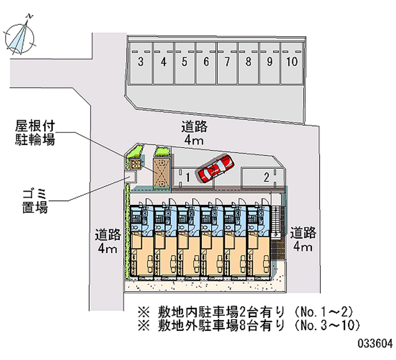 33604 Monthly parking lot