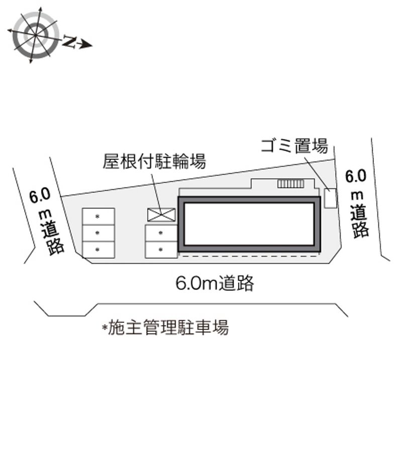 レオパレス１３ＳＴＯＮＥⅠ 配置図