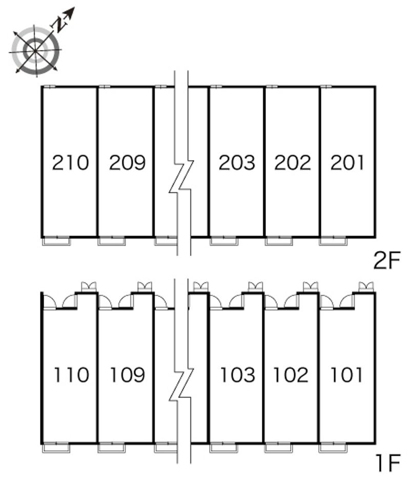 レオパレスアイ 間取り配置図