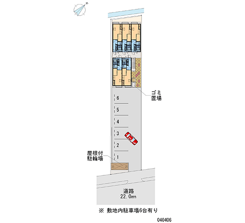 40406 Monthly parking lot