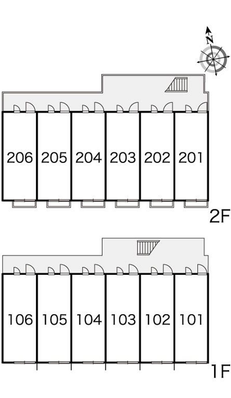 レオパレスＢａｙ 間取り配置図