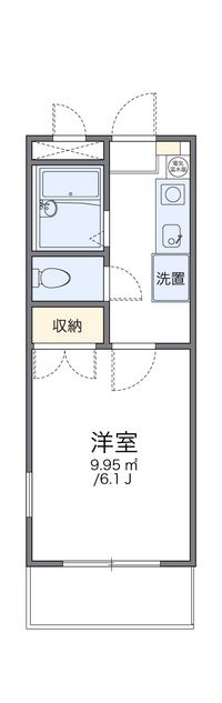 レオパレス川手町Ｂ 間取り図