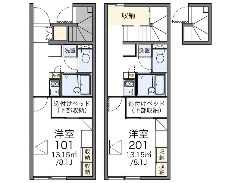 レオパレスラピュタ 間取図