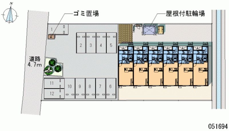 51694月租停車場