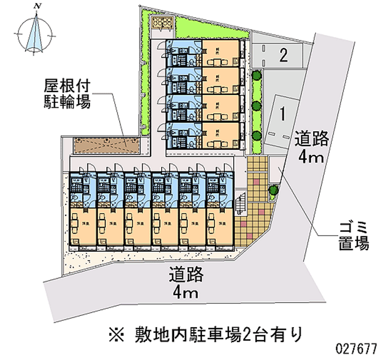 27677 Monthly parking lot