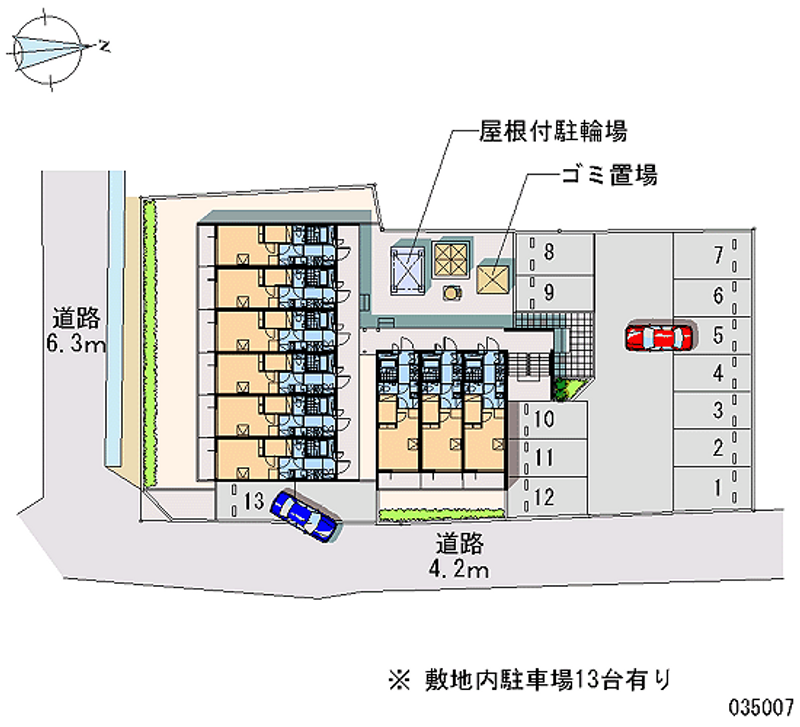 35007 Monthly parking lot