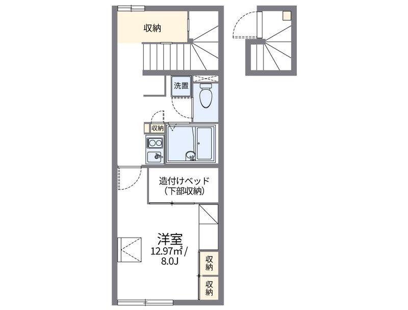 レオパレスＯＧＡＷＡ　Ｔ 間取図