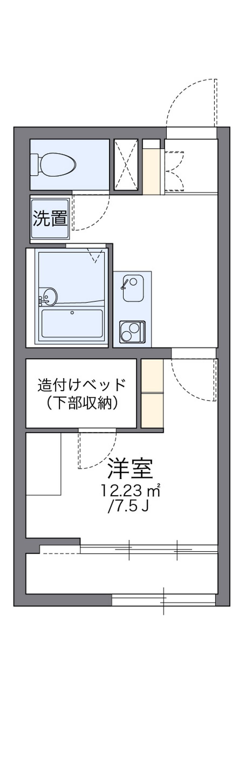 レオパレス大樹 間取図