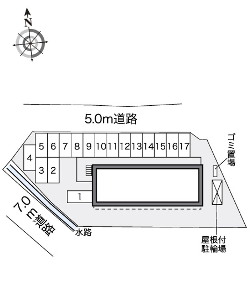 レオパレスキュプロス 配置図