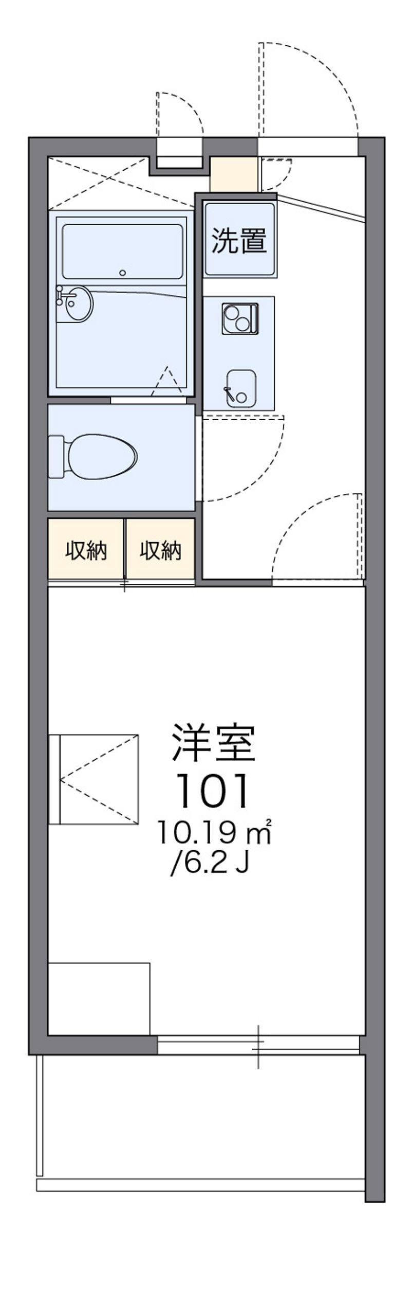 レオパレスＬｏｖｉｎ　Ⅰ 間取図