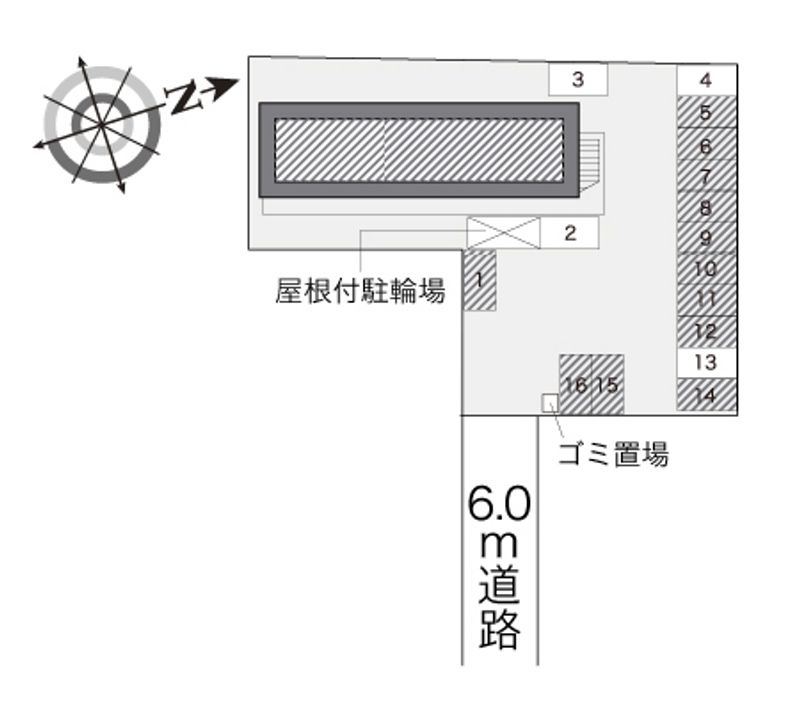 レオパレスＭＫ 駐車場