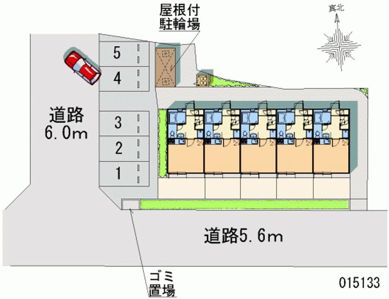 レオパレスＭ 月極駐車場