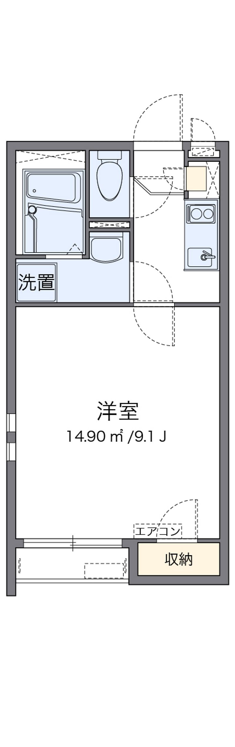 クレイノかなさ 間取図