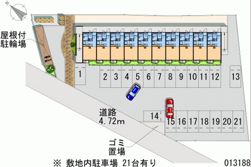 13188 Monthly parking lot