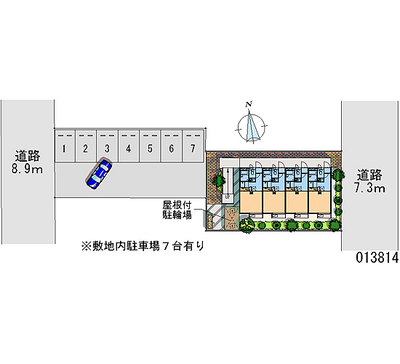 13814 Monthly parking lot