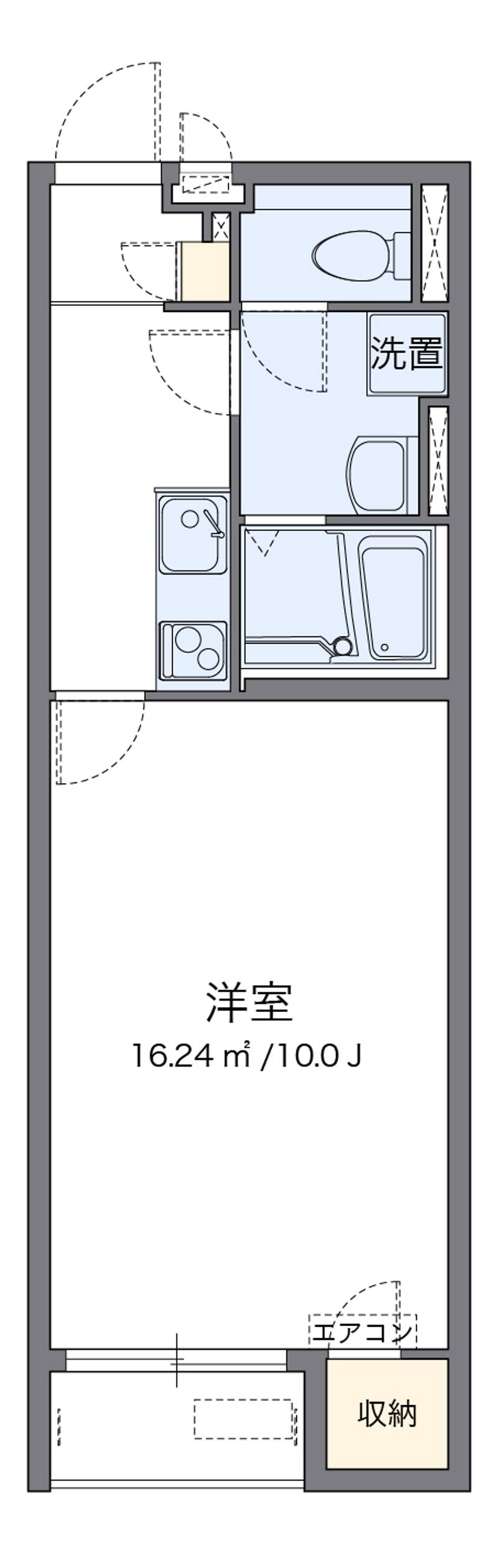 クレイノシャイン万倍 間取図