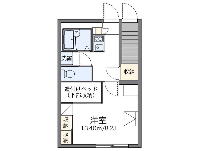 レオパレス泉３ 間取図