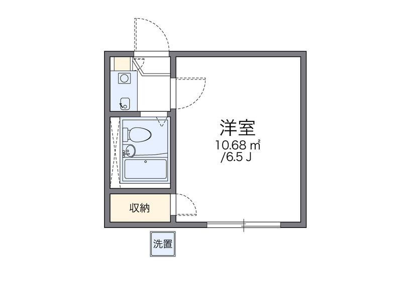 レオパレスドゥマンＢ館 間取図