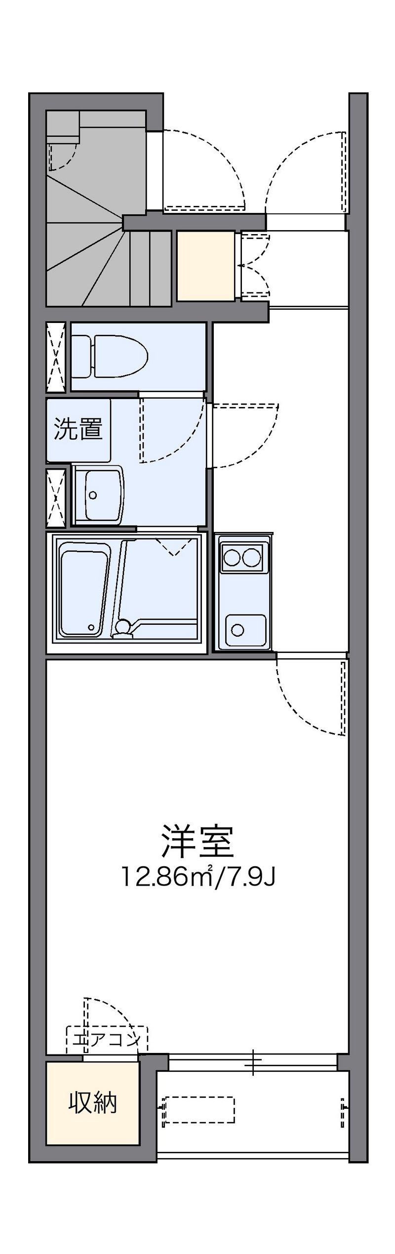 レオネクストＭＵＳＡＳＨＩⅢ 間取り