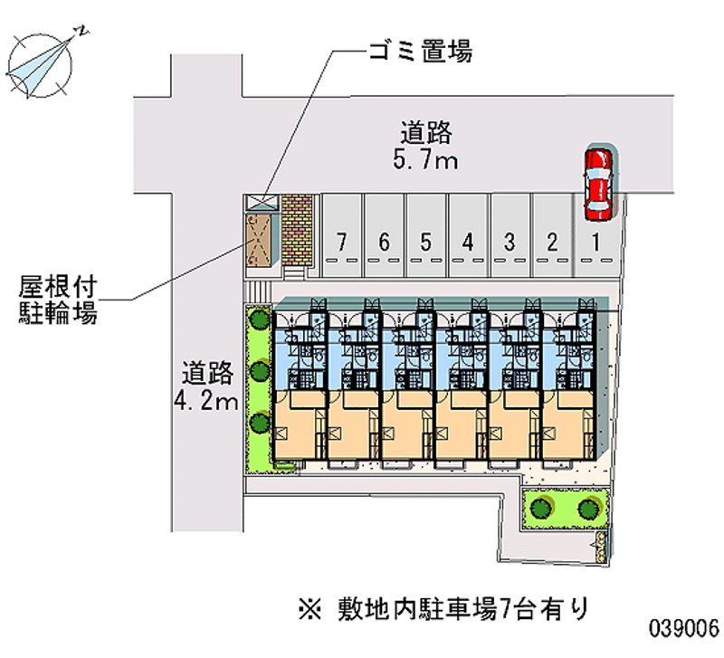 レオパレスエスペーロ 月極駐車場