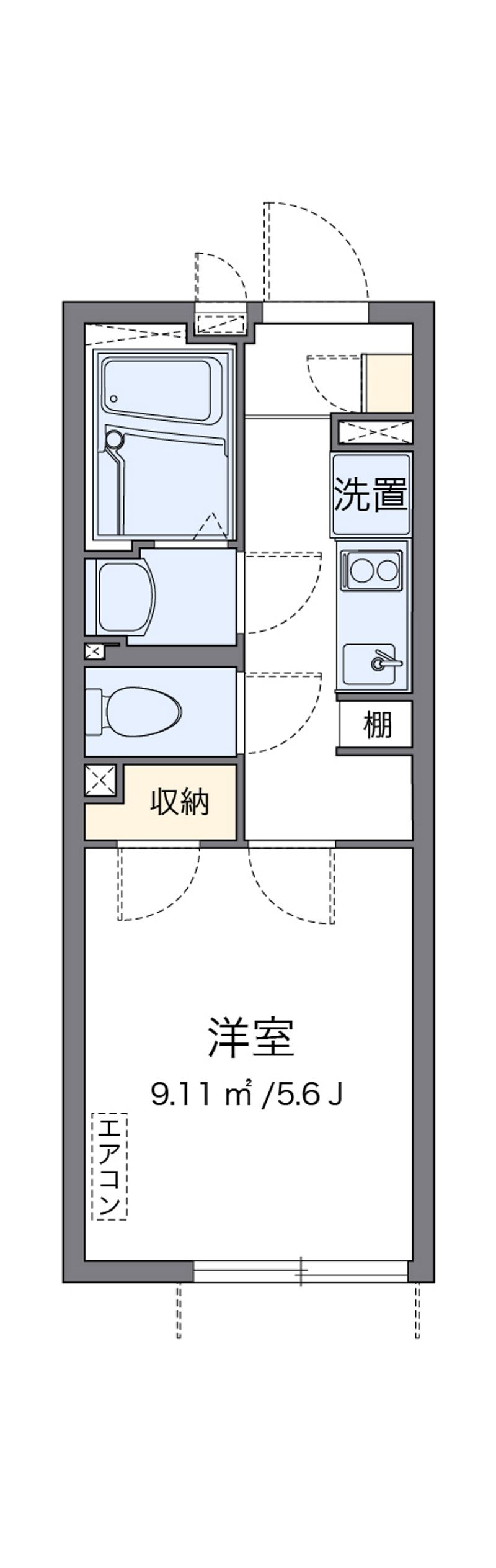 クレイノカサ　リリオⅢ 間取り
