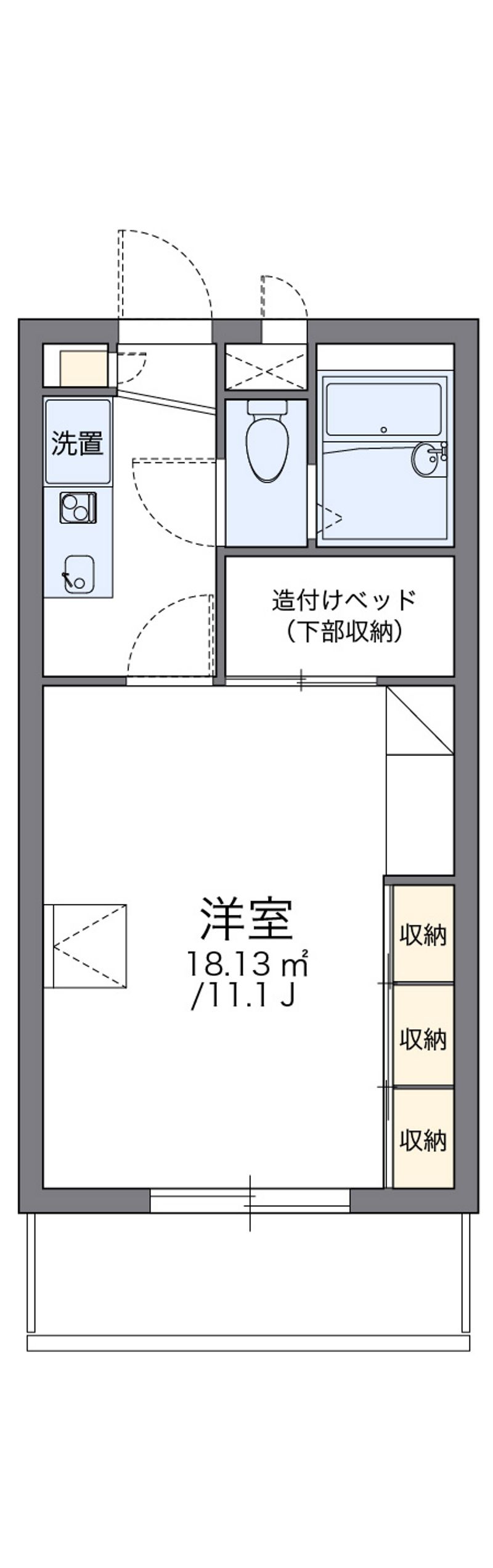レオパレスエスポワール 間取図